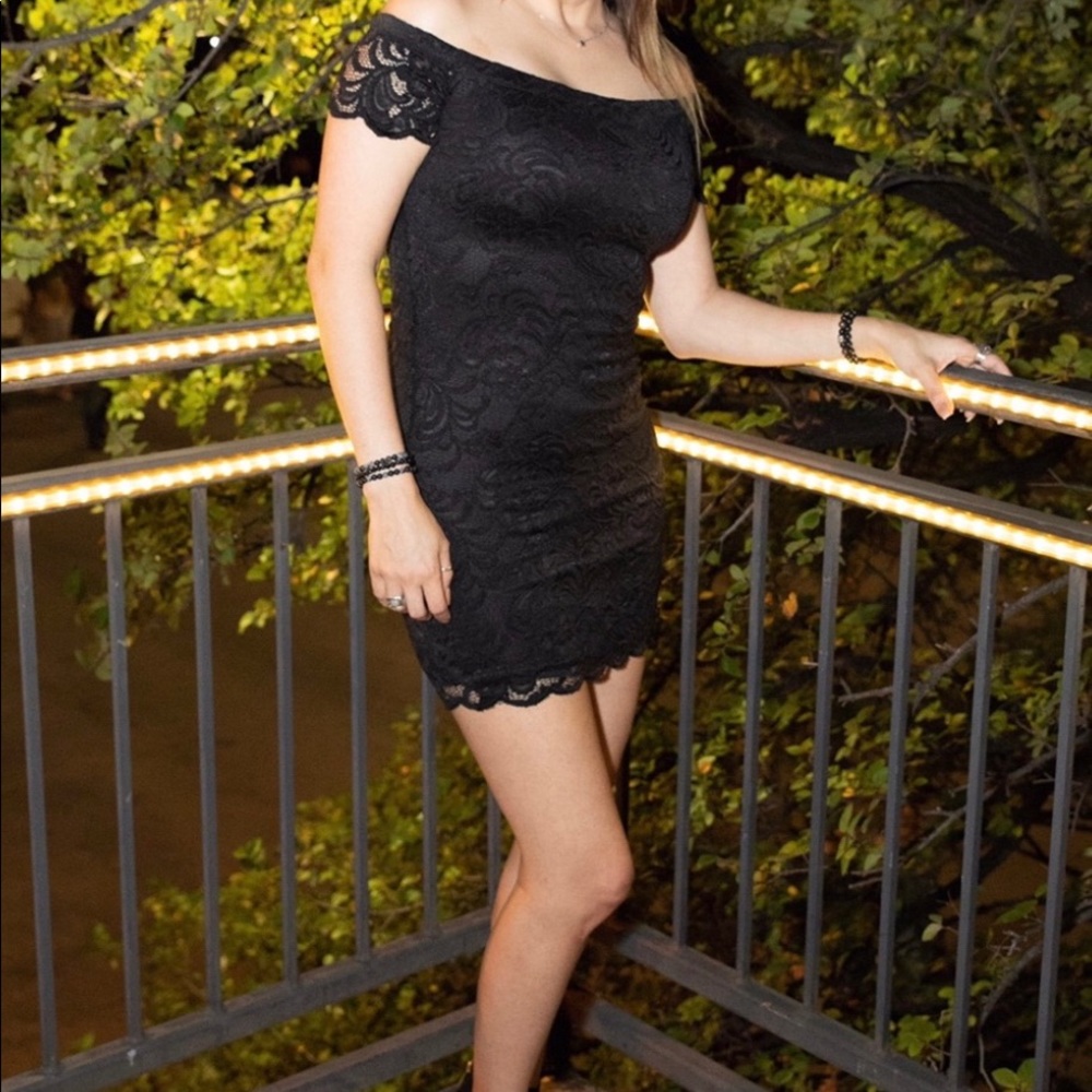 Black Lace Dress